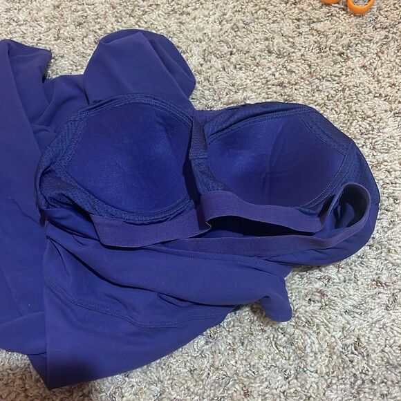 Prana Pristine Tank Dress Purple Strappy Racerback Athletic Active Size Small - Picture 10 of 11